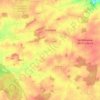Topografische kaart Charleville, hoogte, reliëf