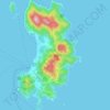 Topografische kaart เกาะเต่า, hoogte, reliëf