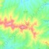 Topografische kaart Linzor, hoogte, reliëf