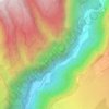 Topografische kaart Ilet Marron, hoogte, reliëf