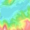 Topografische kaart Barral, hoogte, reliëf