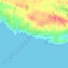 Topografische kaart Torret de Baix, hoogte, reliëf