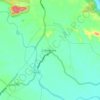 Topografische kaart Katghora, hoogte, reliëf