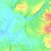 Topografische kaart Le Batut, hoogte, reliëf
