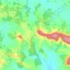 Topografische kaart Paille, hoogte, reliëf