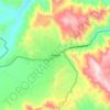 Topografische kaart Woldia, hoogte, reliëf