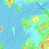 Topografische kaart Ammenäs, hoogte, reliëf