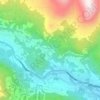 Topografische kaart Finnset, hoogte, reliëf