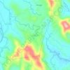 Topografische kaart Sibalew, hoogte, reliëf