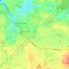 Topografische kaart Krim, hoogte, reliëf