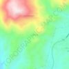 Topografische kaart Lubong, hoogte, reliëf