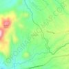 Topografische kaart Kayrilaw, hoogte, reliëf