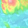 Topografische kaart Mingarry, hoogte, reliëf