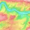 Topografische kaart Septroux, hoogte, reliëf
