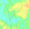 Topografische kaart Brister, hoogte, reliëf