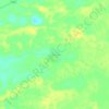 Topografische kaart Nathusar, hoogte, reliëf