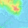 Topografische kaart Deesch, hoogte, reliëf