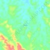 Topografische kaart Vizcaina, hoogte, reliëf