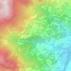 Topografische kaart Pugnetolo, hoogte, reliëf
