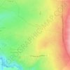 Topografische kaart Prados del Hoyo, hoogte, reliëf