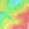 Topografische kaart Belle-Haie, hoogte, reliëf