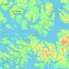 Topografische kaart Isla King, hoogte, reliëf