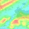Topografische kaart La Gerbaudais, hoogte, reliëf