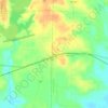 Topografische kaart Cason, hoogte, reliëf