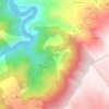 Topografische kaart Tronceda, hoogte, reliëf