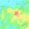 Topografische kaart Les Pas, hoogte, reliëf