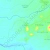 Topografische kaart El Carbon, hoogte, reliëf
