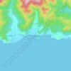 Topografische kaart Chivirico, hoogte, reliëf