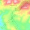 Topografische kaart Venta del Robledo, hoogte, reliëf
