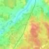Topografische kaart Storvreta, hoogte, reliëf