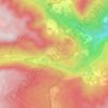 Topografische kaart Shangbaishui, hoogte, reliëf