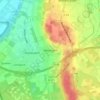 Topografische kaart Herongen, hoogte, reliëf