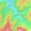 Topografische kaart Wahlbach, hoogte, reliëf