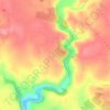 Topografische kaart Tom de Biniarroi, hoogte, reliëf