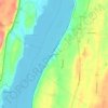 Topografische kaart Cheviot, hoogte, reliëf