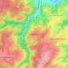 Topografische kaart Dickerscheid, hoogte, reliëf