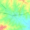Topografische kaart Mhasvad, hoogte, reliëf