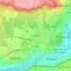 Topografische kaart La Roche, hoogte, reliëf