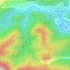 Topografische kaart Le Vilaret, hoogte, reliëf
