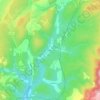 Topografische kaart Valsaintes, hoogte, reliëf