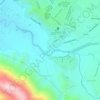 Topografische kaart Mansión del Fundador, hoogte, reliëf