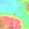 Topografische kaart Palazuelos, hoogte, reliëf
