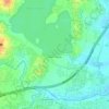 Topografische kaart Waduk Cengklik, hoogte, reliëf