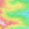 Topografische kaart Espiaube, hoogte, reliëf