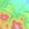 Topografische kaart Nograro, hoogte, reliëf