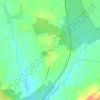 Topografische kaart Lugéras, hoogte, reliëf